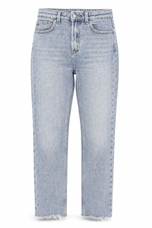Denim Co. Women's Blue Straight Leg Jeans Size 6