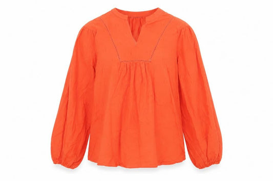 Marks and Spencer Women's Orange Blouse, Size 8
