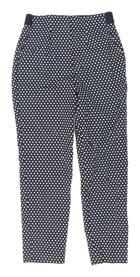Marks and Spencer Women's Blue Polka Dot Dress Pants