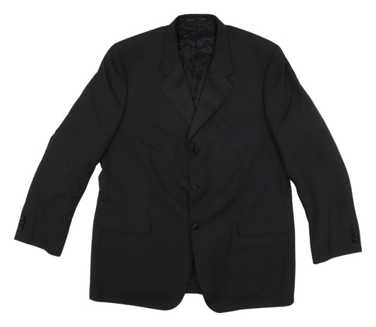 Scott & Taylor Men's Black Blazer, L - Classic Style