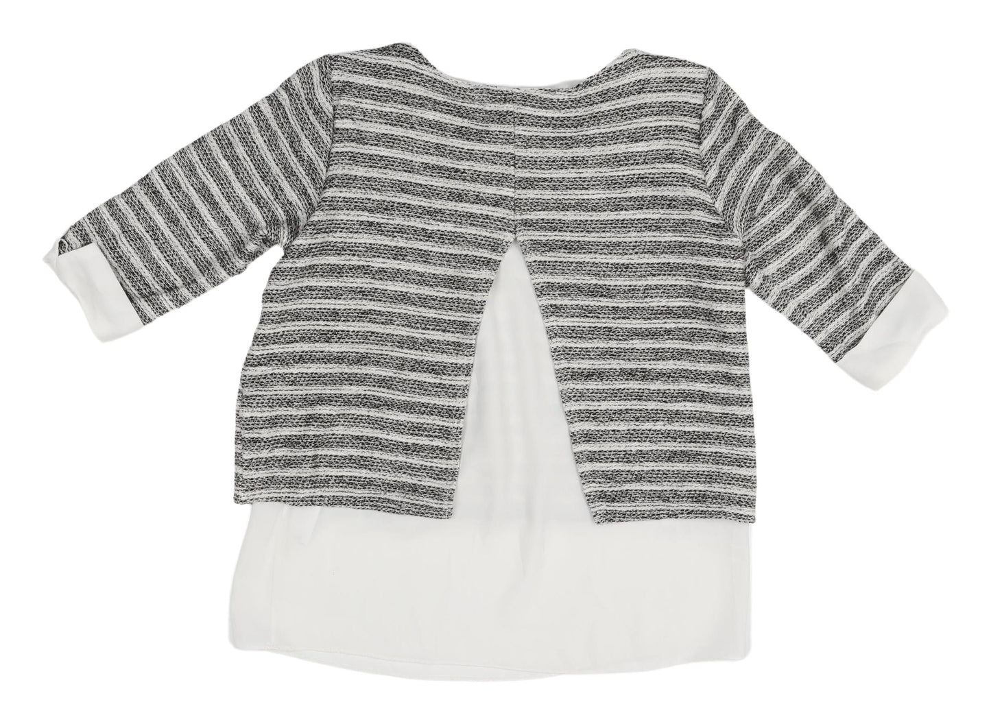 Wallis Women's Multicoloured Striped Tunic Blouse UK 10