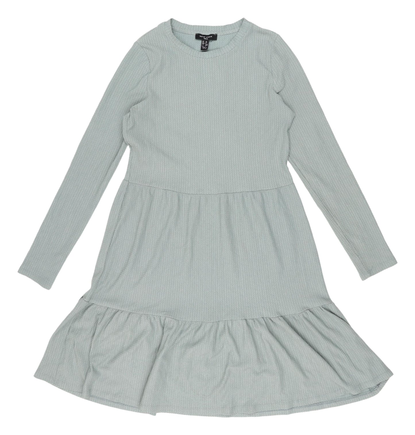 New Look Women's Green A-Line Knee Length Dress