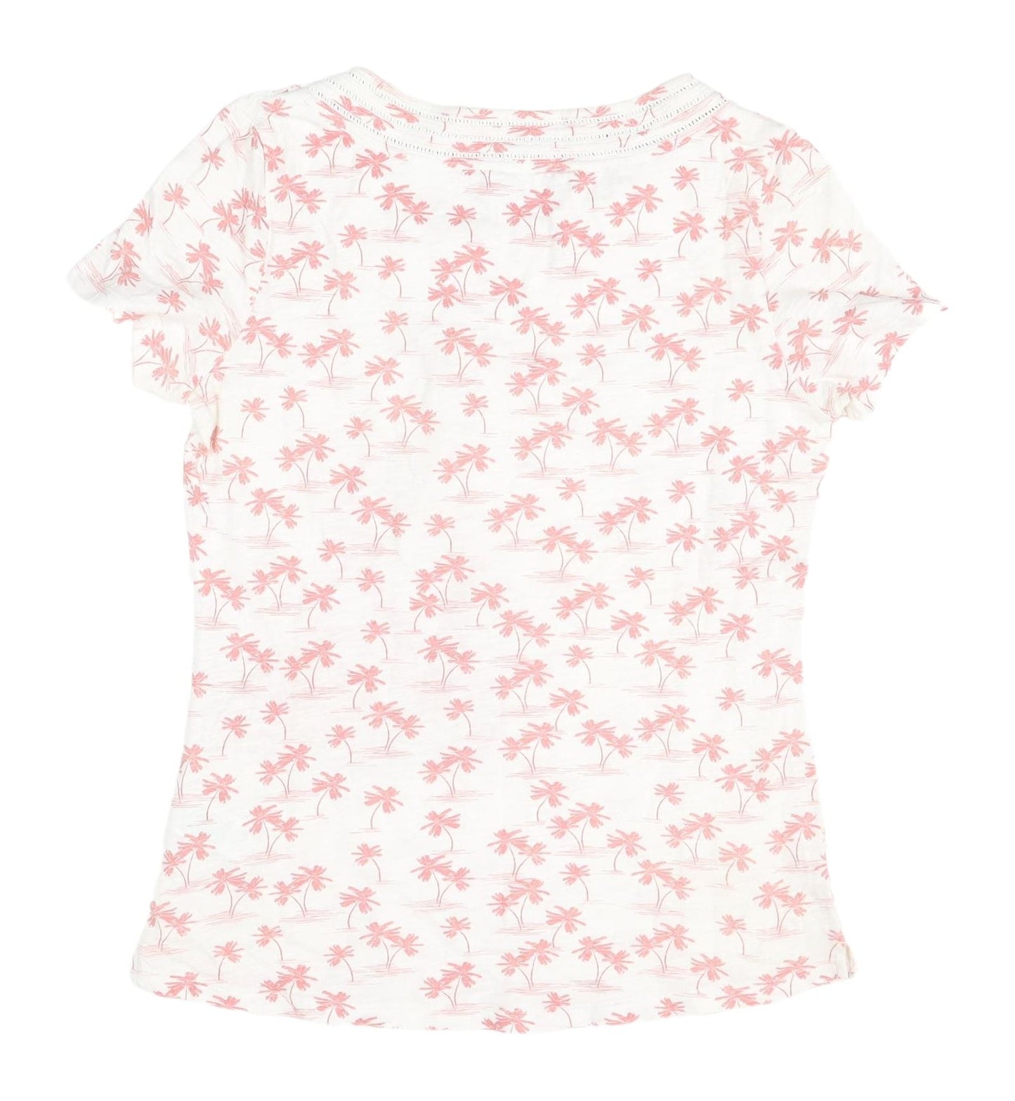 Marks and Spencer Women's Pink Flamingo Print T-Shirt UK 8