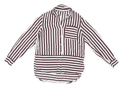 Next Women's Multicoloured Striped Button-Up Shirt