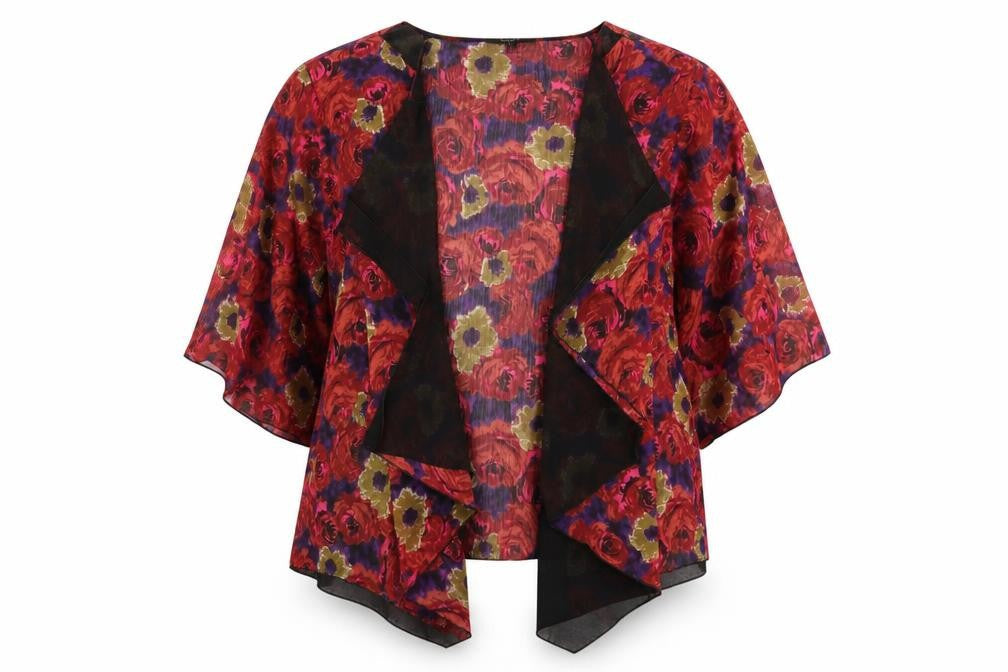 Koko Women's Multicoloured Kimono Blouse Size 22