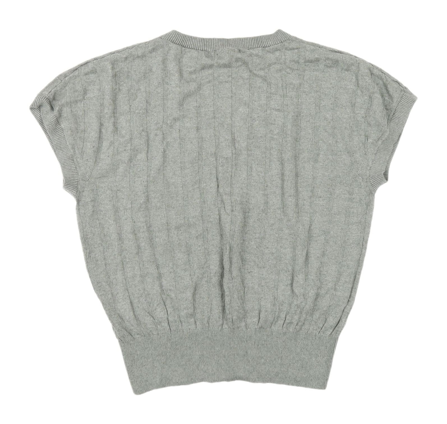 Marks & Spencer Women's Green V-Neck Pullover Jumper