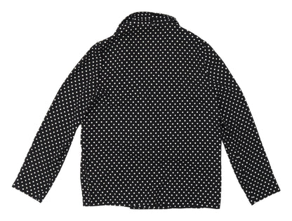 Topshop Women's Black Polka Dot Jacket Size 10
