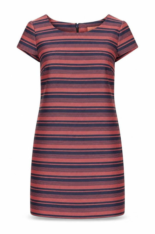 Next Women's Multicoloured Striped Shift Dress Size 12