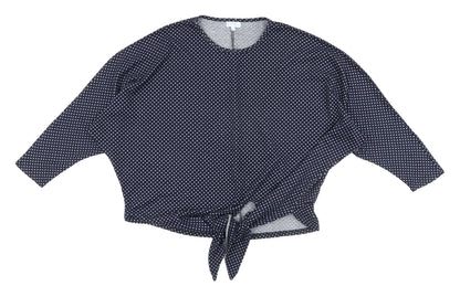 Blue Vanilla Women's Polka Dot Pullover Jumper M