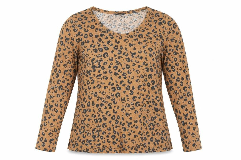 Marks & Spencer Women's Beige Leopard Print Top