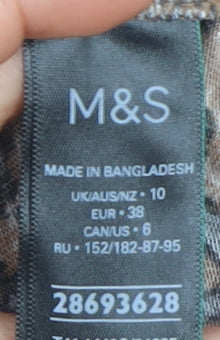 Marks & Spencer Women's Beige Leopard Print Top