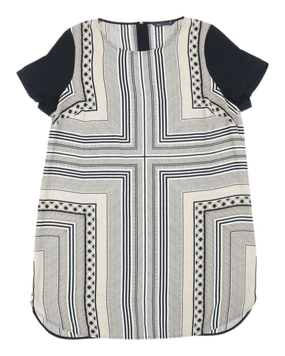 Marks & Spencer Geometric Blouse, Size 14, Women's Classic