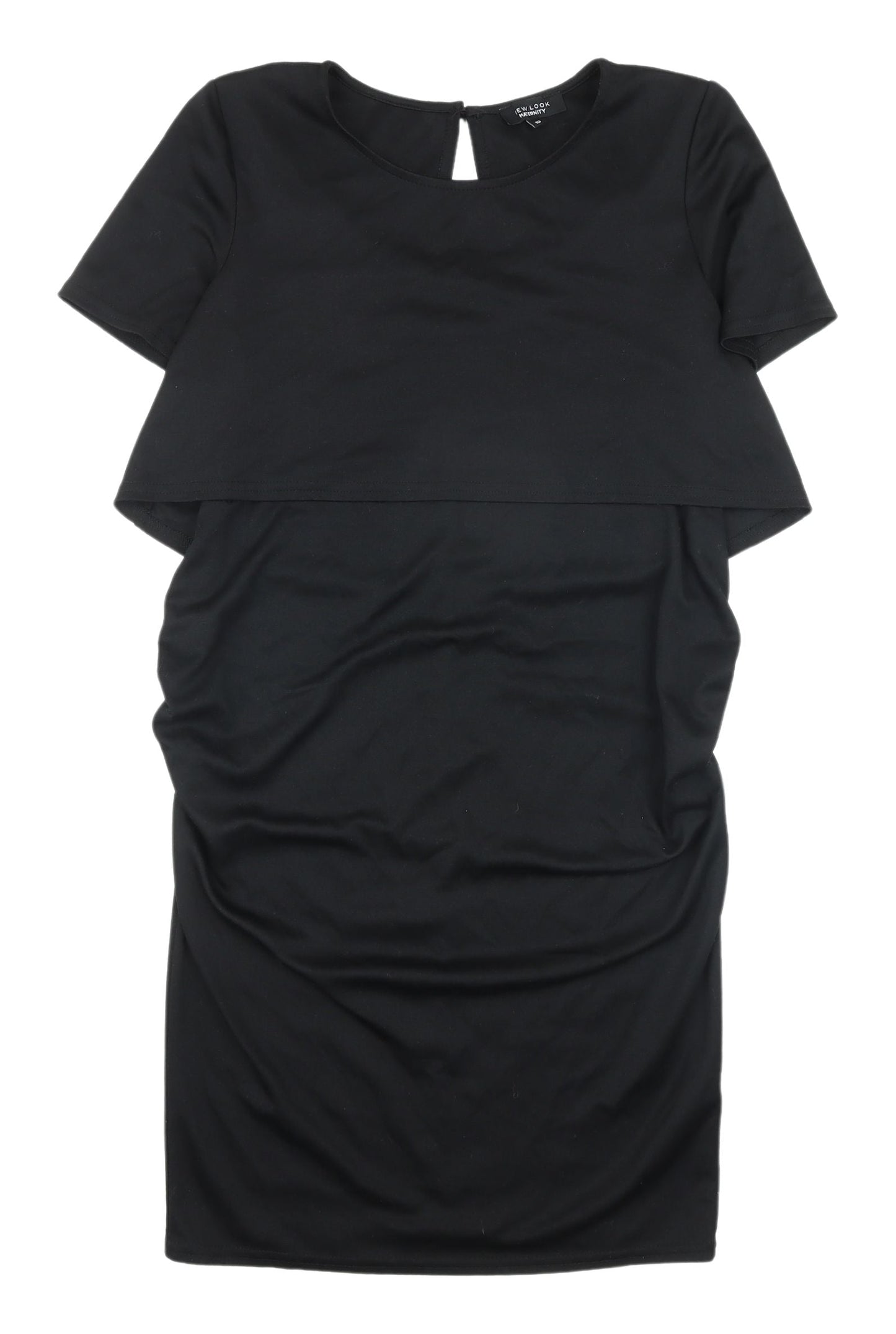 New Look Maternity Black Short Sleeve Dress