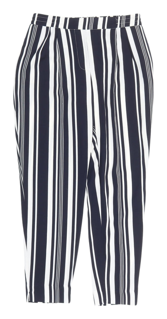 Zara Women's Striped Cropped Trousers S