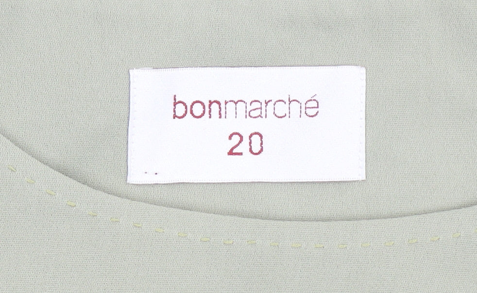 Bonmarché Women's Green Tank Top Size 20, Polyester