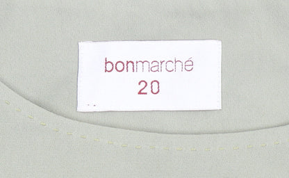 Bonmarché Women's Green Tank Top Size 20, Polyester