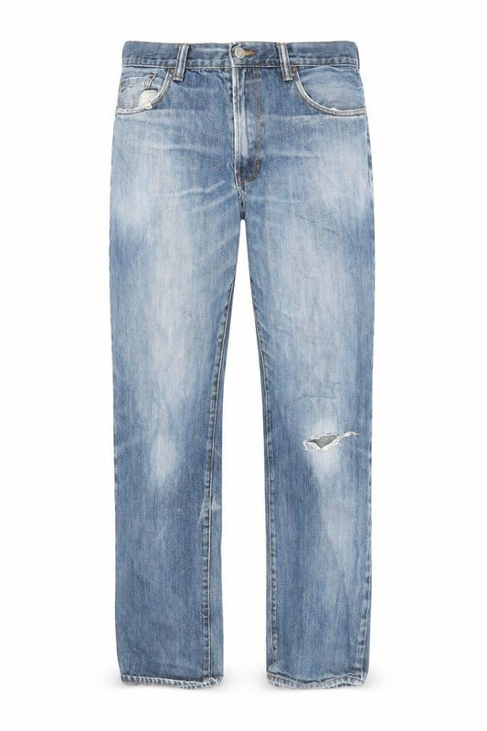 GAP Men's Blue Straight Jeans, Size 32, Medium Wash