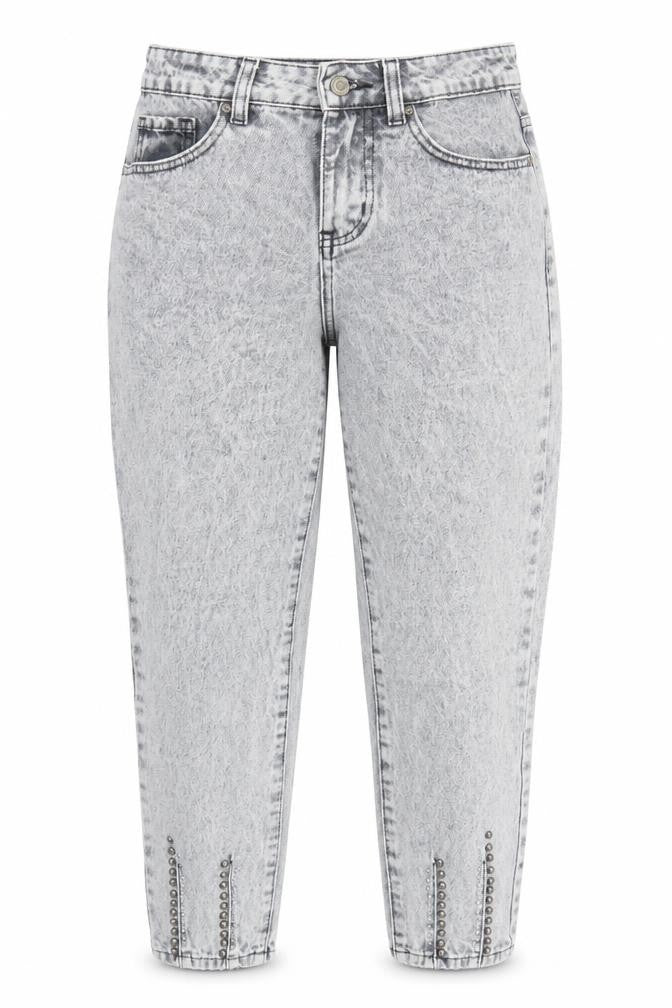 Redial Women's Grey Cropped Denim Jeans XS