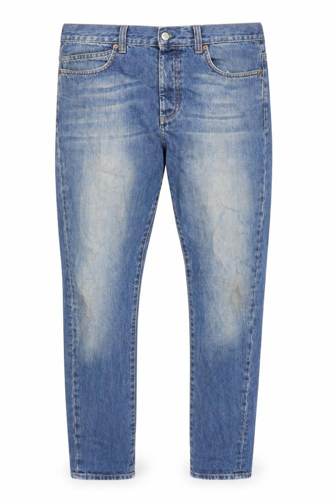 Topman Men's Skinny Blue Jeans, Size L