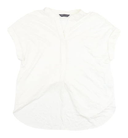 Marks & Spencer Ivory Women's Blouse - Size 12