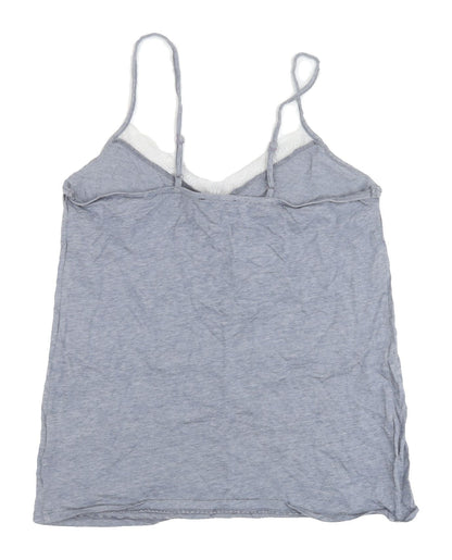 Back view of New Look Maternity Blue Camisole with Lace Accents, size 8