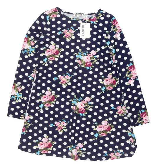 Oeuvre Women's S/M Multicoloured A-Line Dress