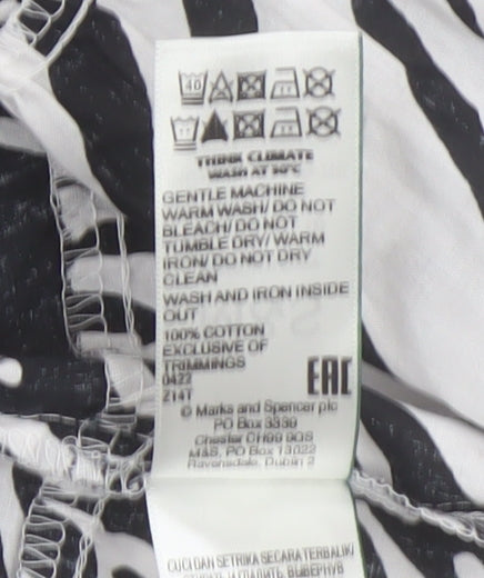 Marks and Spencer Zebra Print Camisole Blouse Size 18