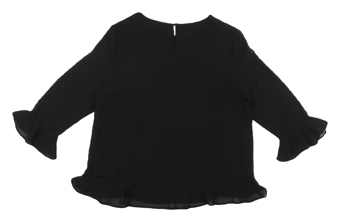 Dorothy Perkins Women's Black Blouse Size 14