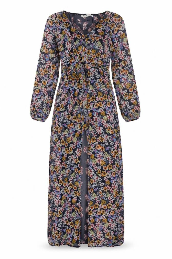 Real Shopper Floral Long Dress - Multicoloured Women’s Size 8