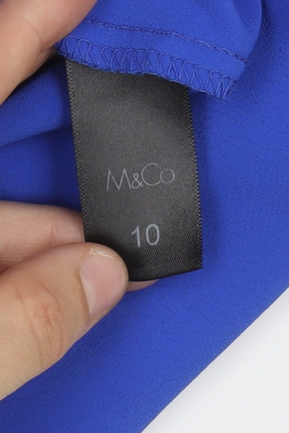 M&Co Blue Camisole Top Women's Size 10