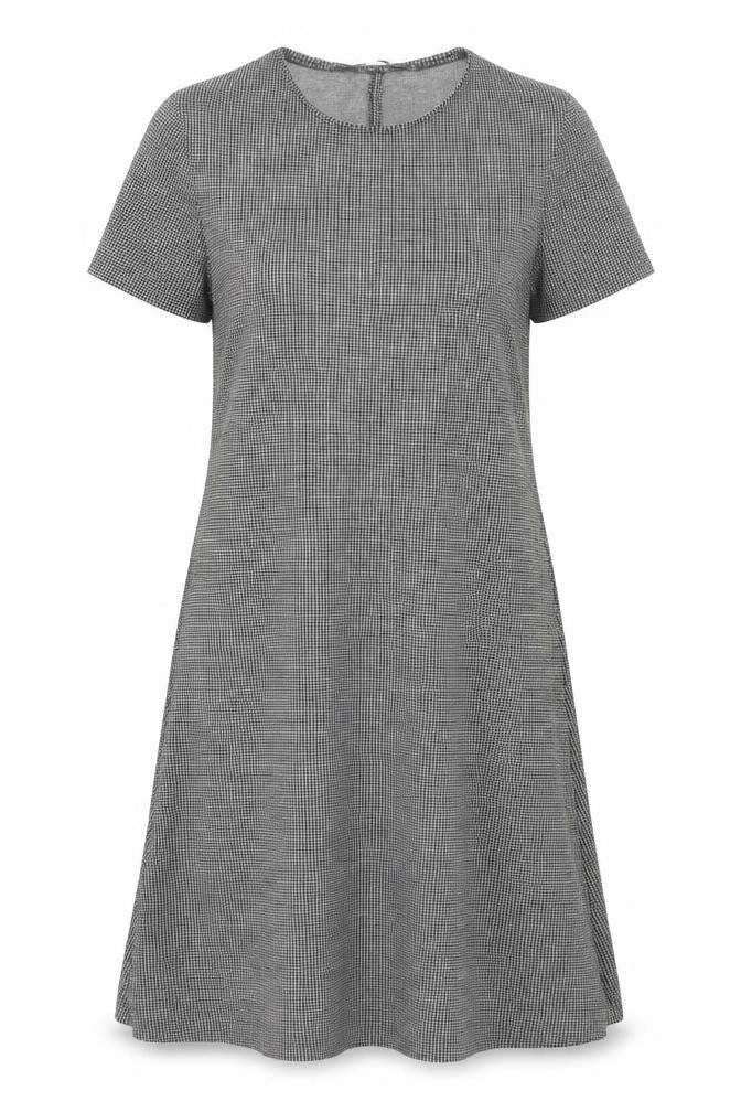 Mango Women's Grey Shift Dress - Size 12