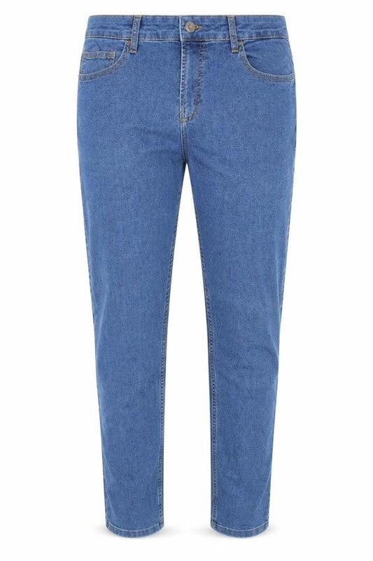 Denim Co. Slim Blue Jeans, Unisex Adult, Size 38
