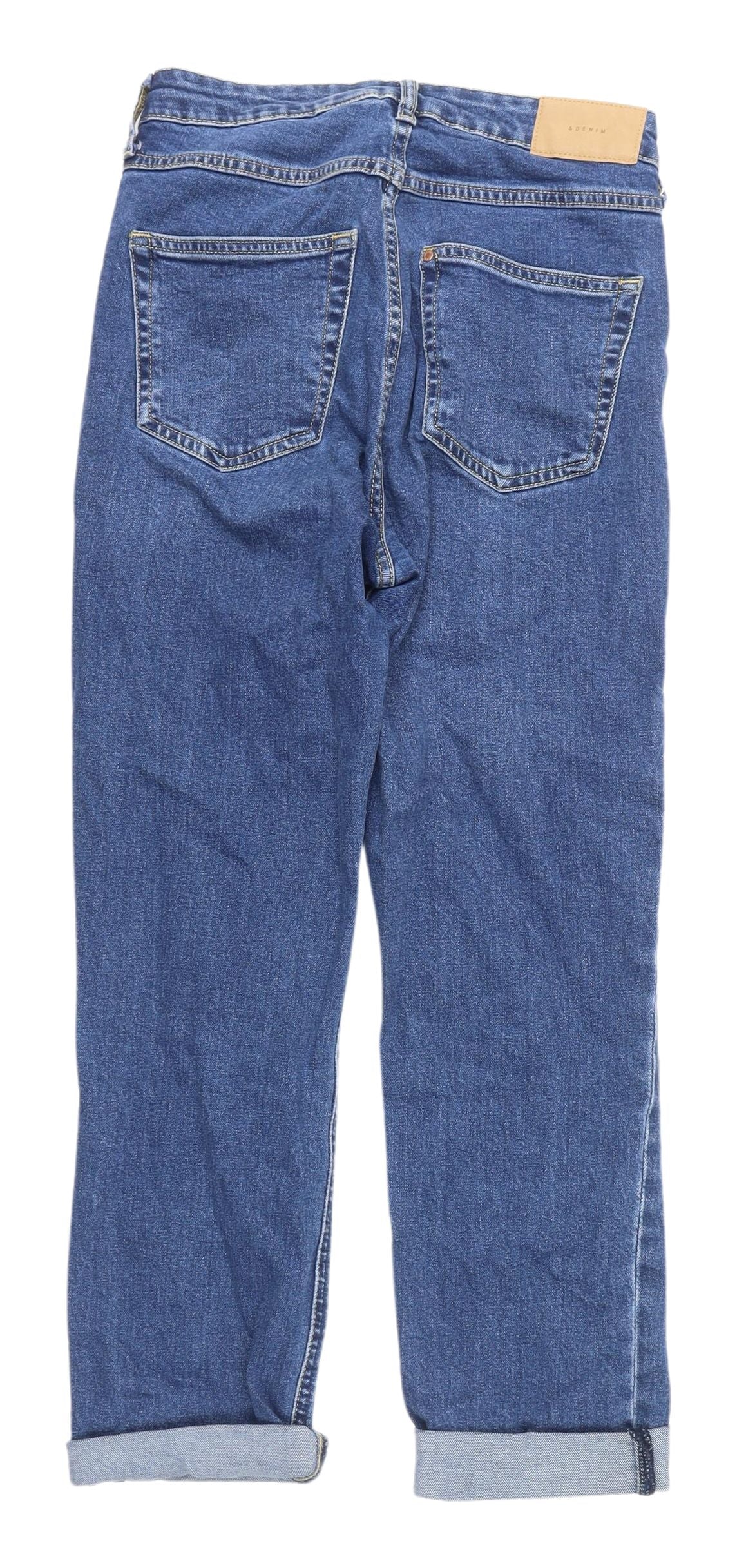 H&M Women's Blue Slim Fit High Rise Jeans