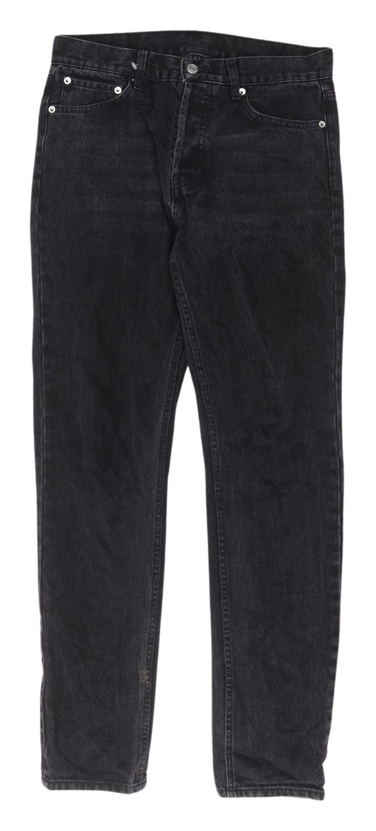 Weekday Black Tapered Jeans for Unisex Adults L