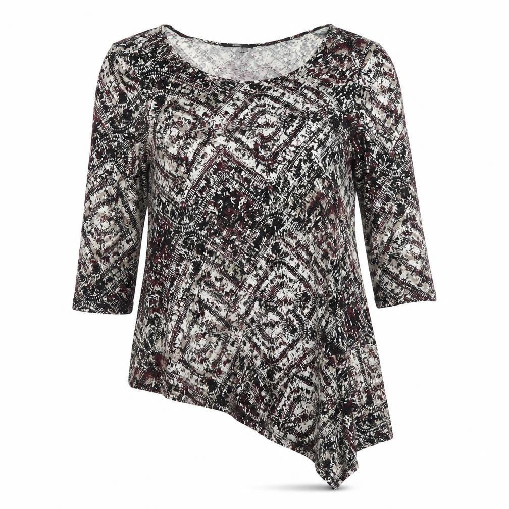 Marks & Spencer Women's Multicoloured Geometric Blouse UK 18