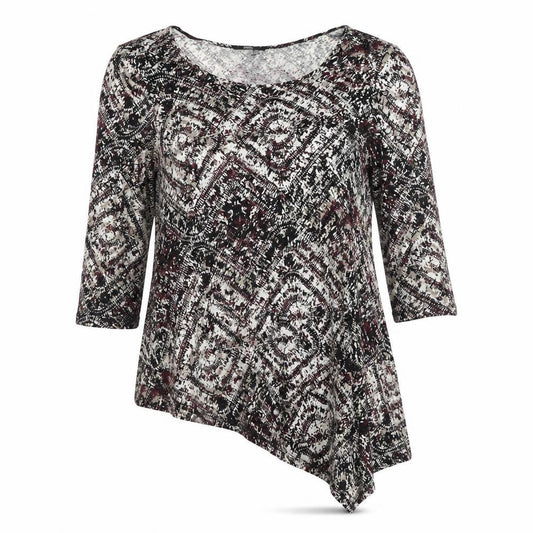 Marks & Spencer Women's Multicoloured Geometric Blouse UK 18