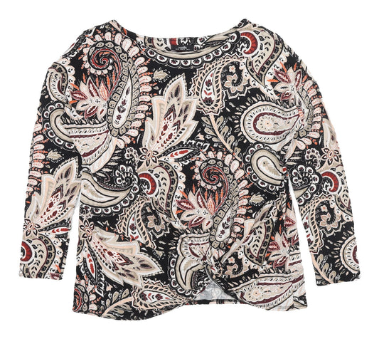 Wallis Women's Multicoloured Paisley Blouse Size 16