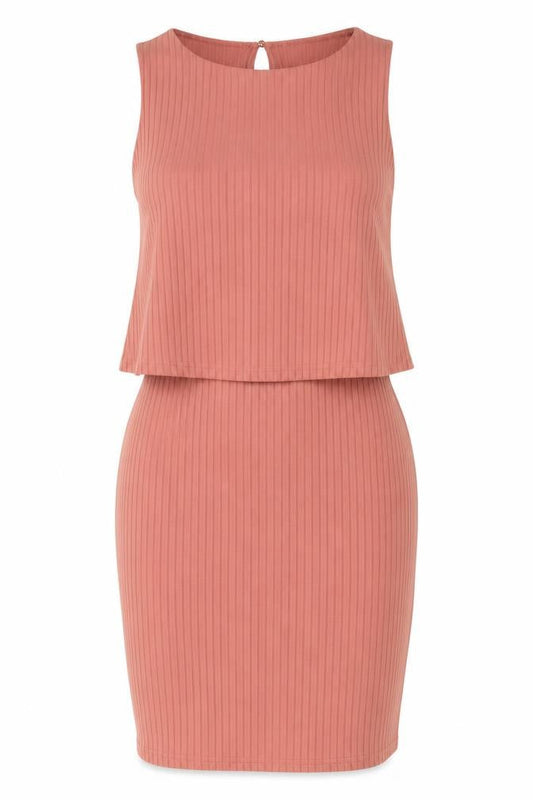 River Island Pink Sheath Dress Size 8 Women's Sleeveless