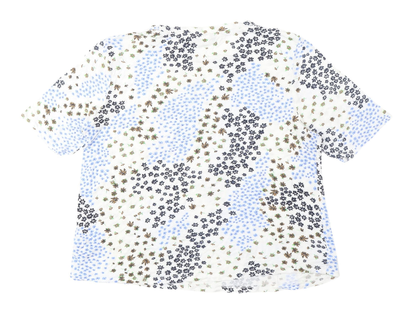 Marks and Spencer Floral T-Shirt, Women, Multicoloured, Size 14