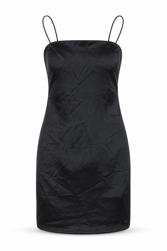 New Look Women's Black Short Slip Dress, Size 10