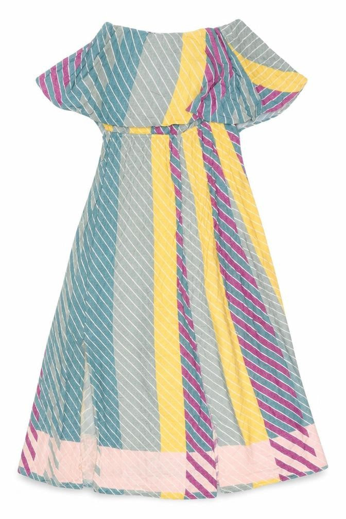 O'Neill Multicoloured Rayon Striped Dress, Women’s S