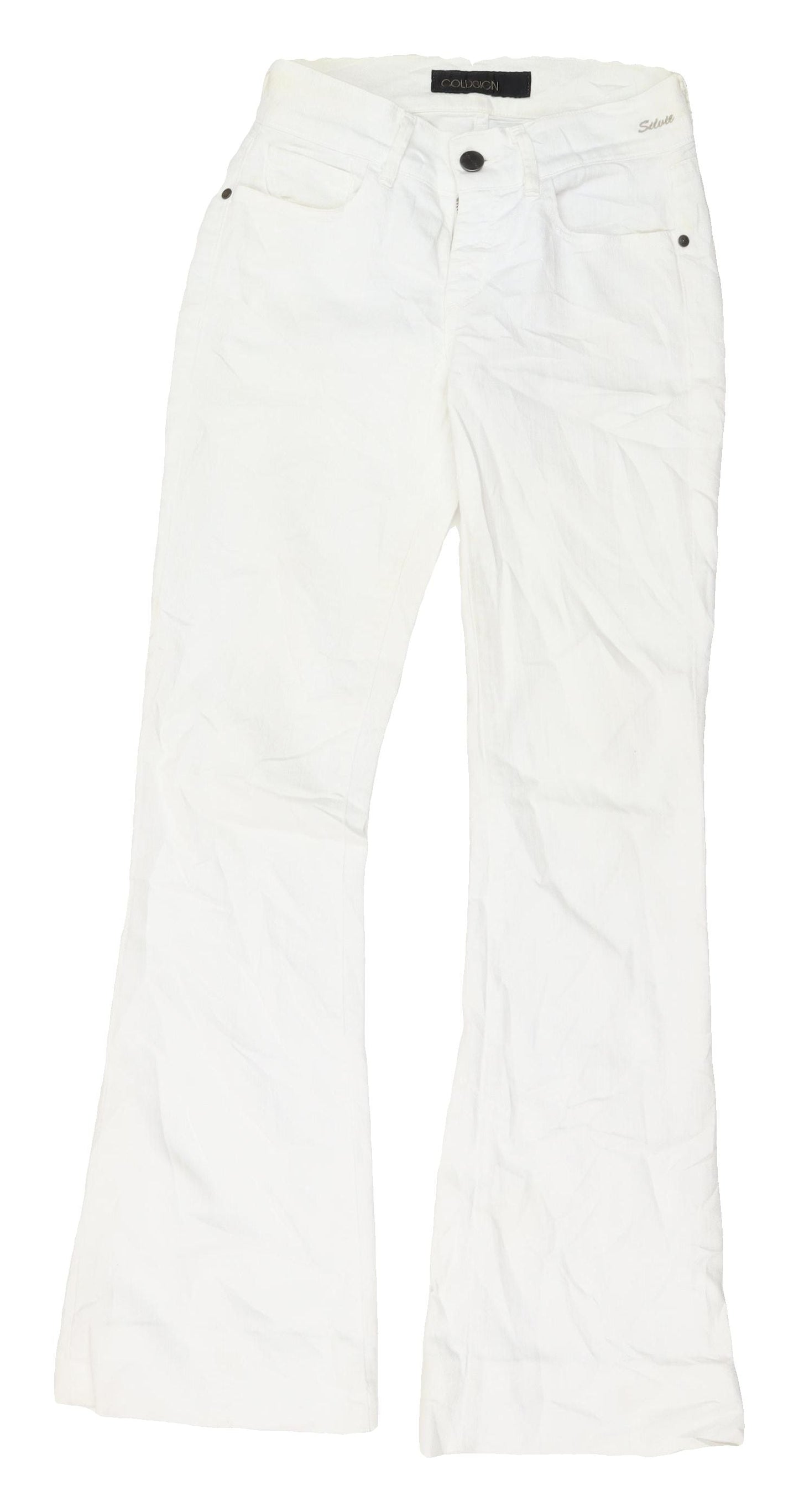 Goldsign Women's White Flared Jeans Size 26
