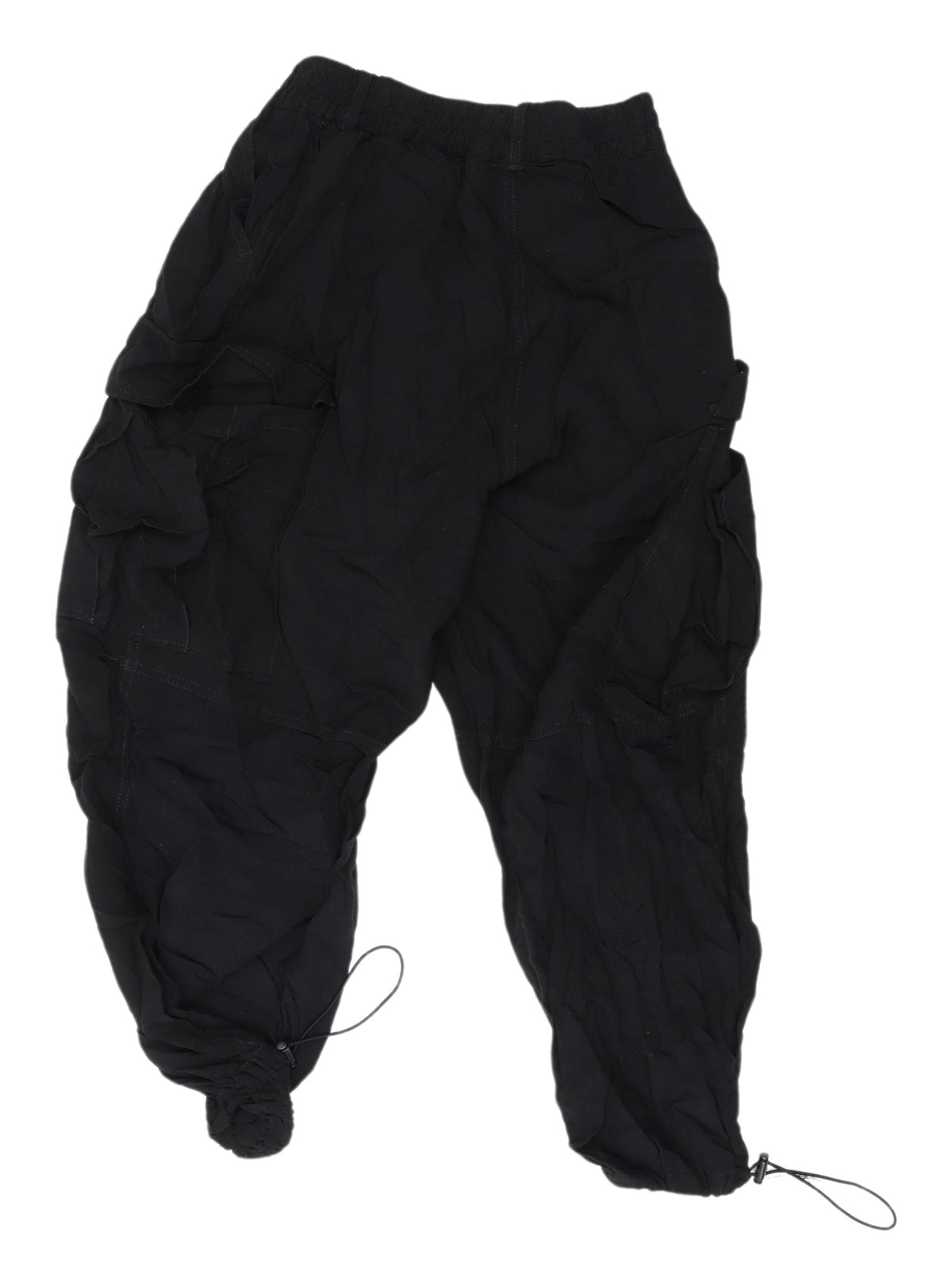 Zara Women's Black Cargo Trousers XS Relaxed Style