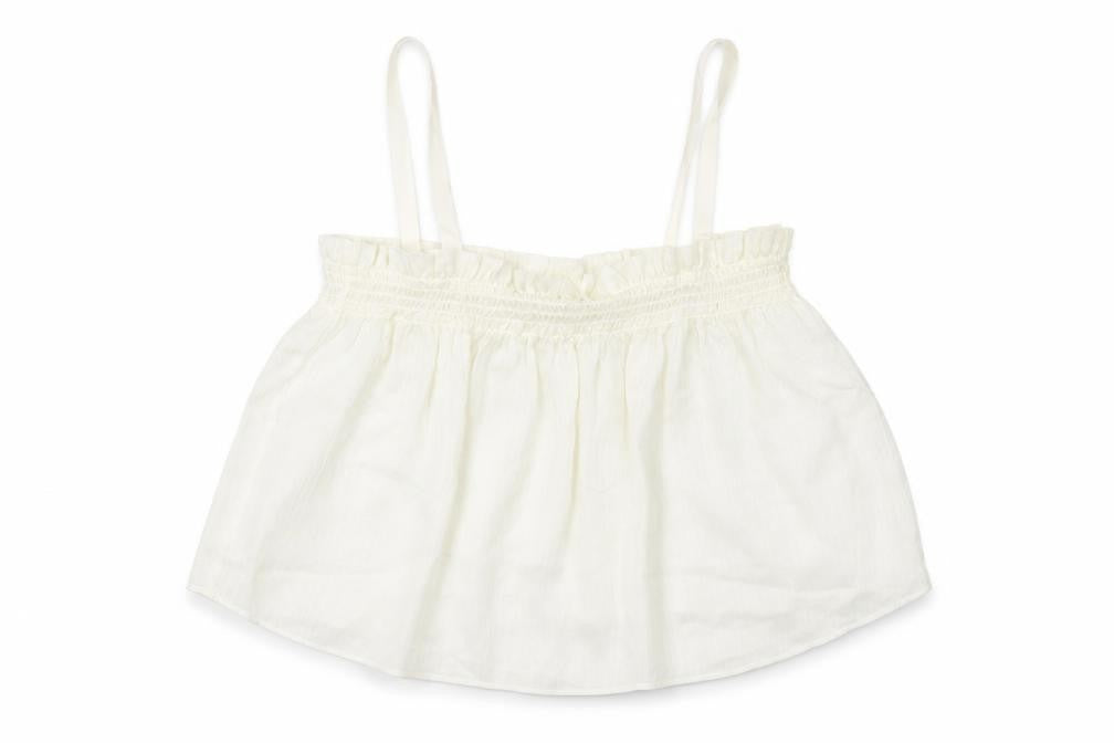 Mango White Camisole Tank Top, Women's M, Elegant Summer Wear