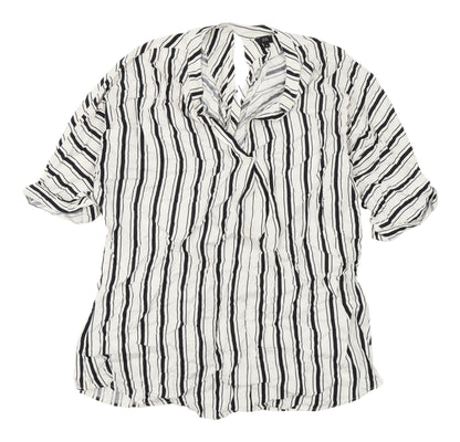 River Island Women's Striped Viscose Blouse, Size 18