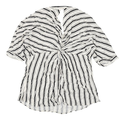 River Island Women's Striped Viscose Blouse, Size 18