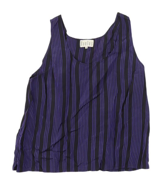 Boules Women's Multicoloured Striped Tank Size 2