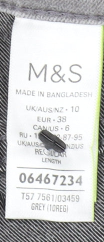 Marks & Spencer Grey Straight Women's Jeans Size 10