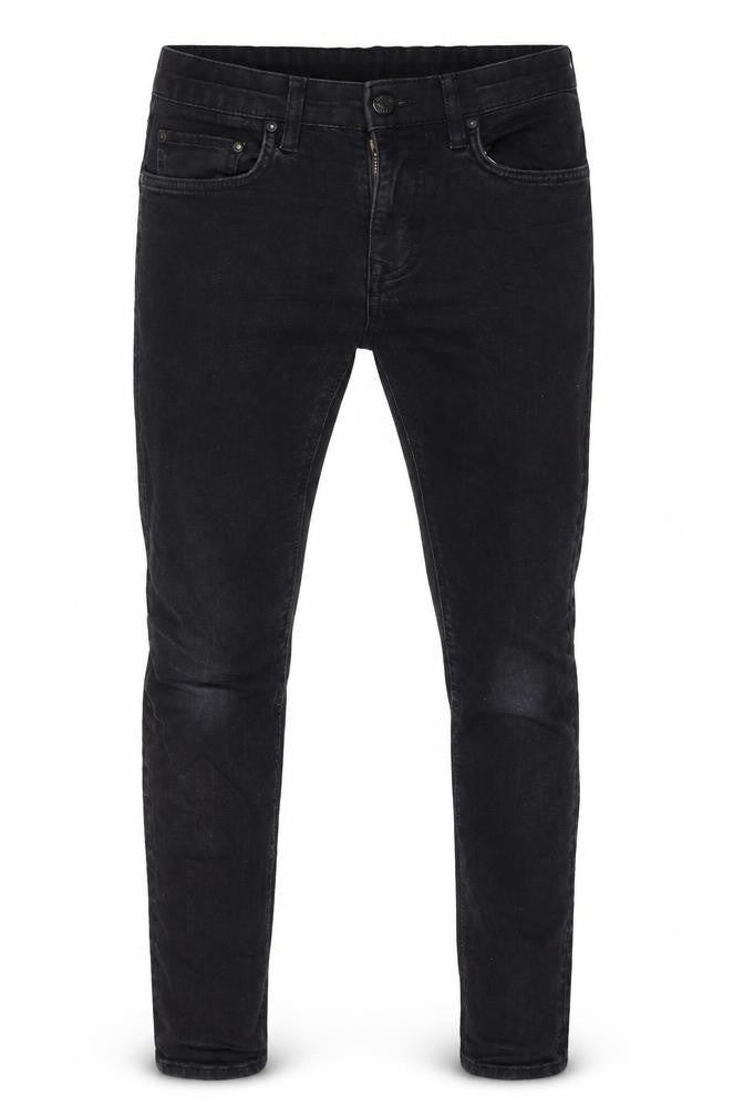 Easy Men's Black Skinny Jeans, Size 30, Flame-Resistant