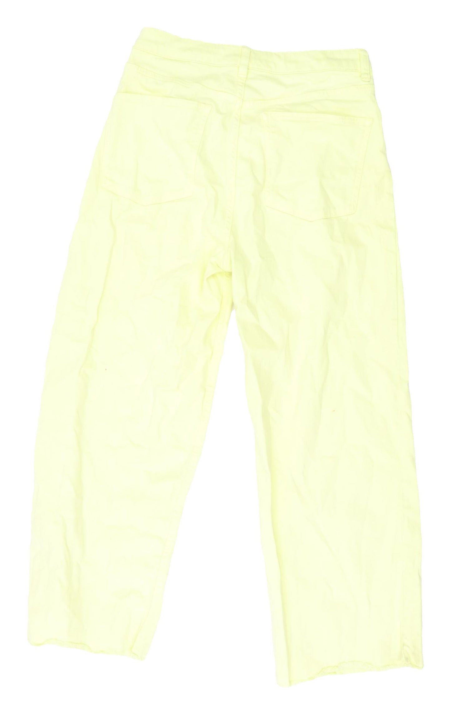 Marks and Spencer Women's Yellow Canvas Jeans Size 10